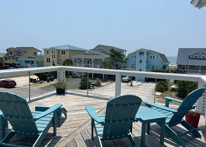 Holden Beach House Second Row With Surround Views!